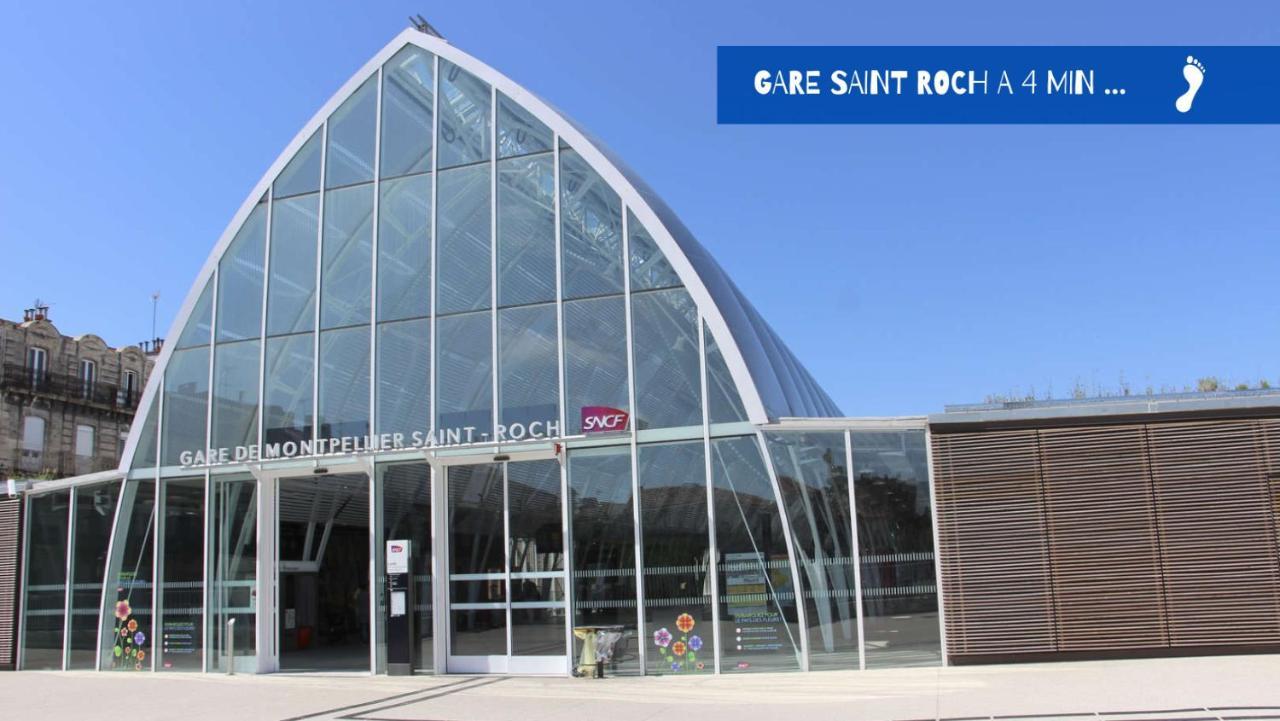 Uncourtsejour - Montpellier Gare - Parking Exterior foto